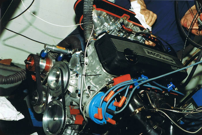 Specialty Engineering engine tuning Nissan KA24 on the dyno